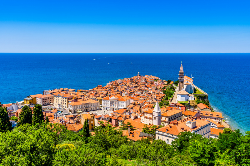 Piran w Słowenii nad Morzem Adriatyckim
