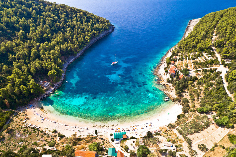 Plaża Pupnatska Luka na wyspie Korcula