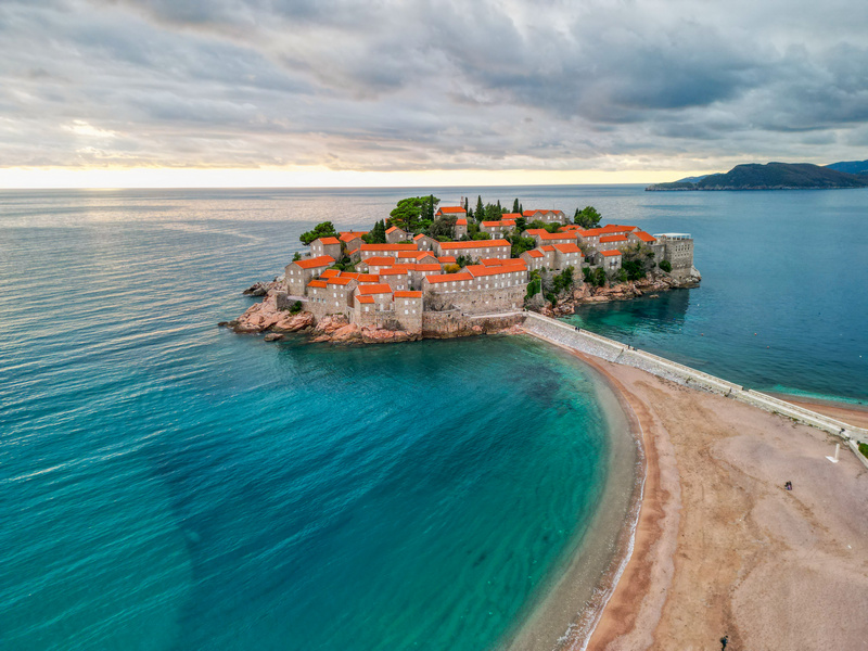 Sveti Stefan w Czarnogórze