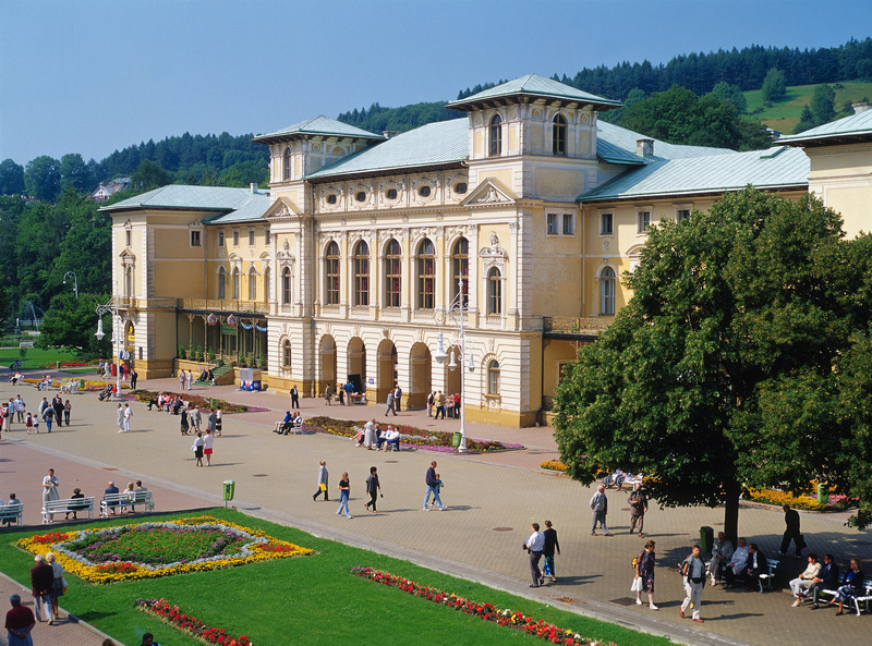 Promenada spacerowa w Krynicy-Zdroju