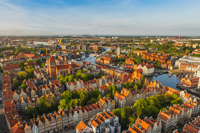 Gdańsk z lotu ptaka