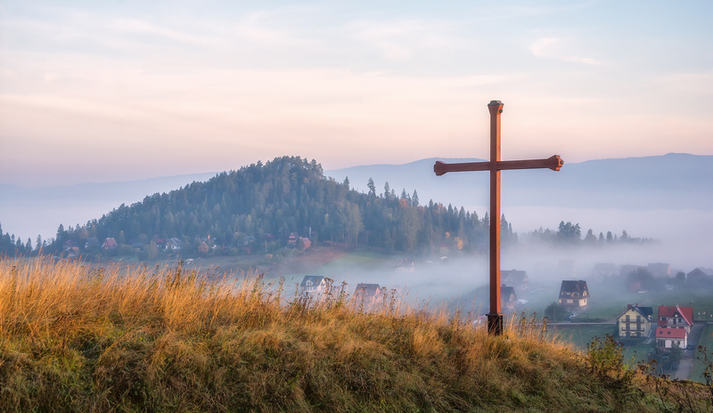 Pieniny Spiskie we mgle