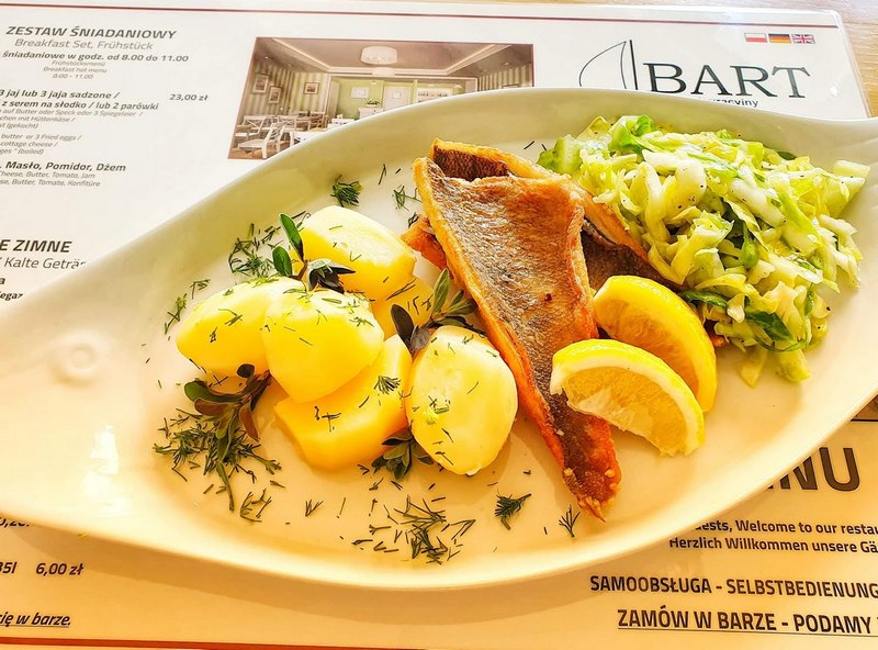 Ryba w Barze Bart na Mazurach