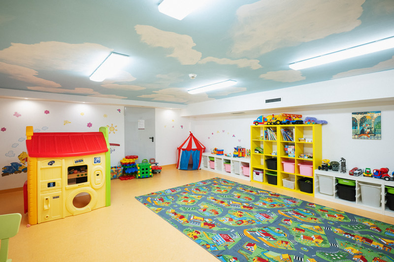 Sala zabaw dla dzieci w hotelu w Świeradowie