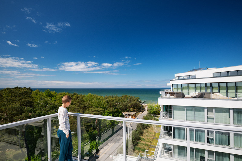 Widok na morze z Dune Beach resort