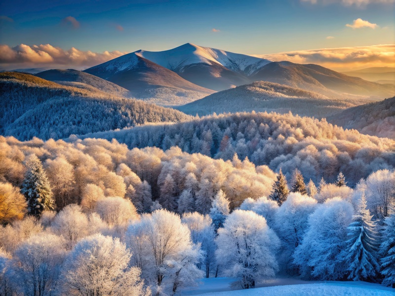 Bieszczady zimą