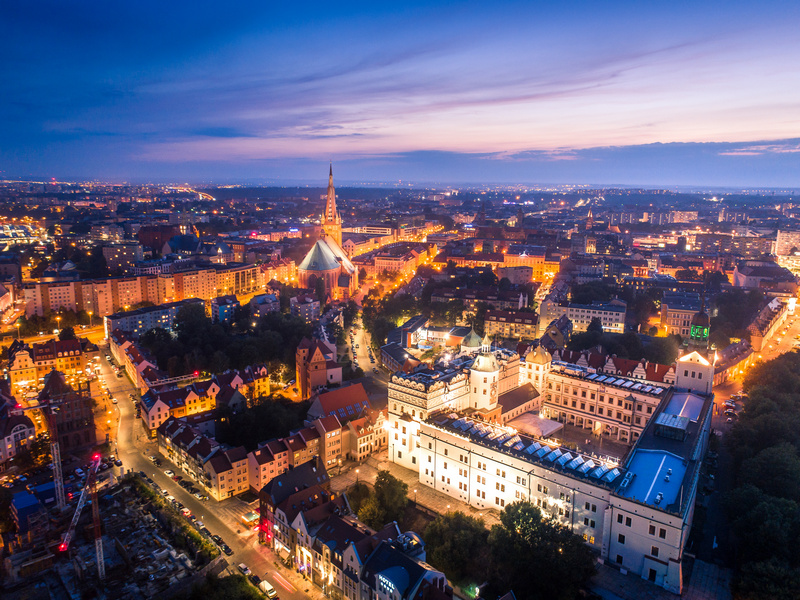 Szczecin z lotu ptaka
