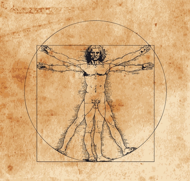 Leonardo da Vinci – człowiek witruwiański
