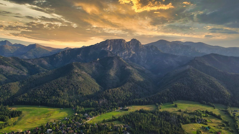 Widok na Giewont