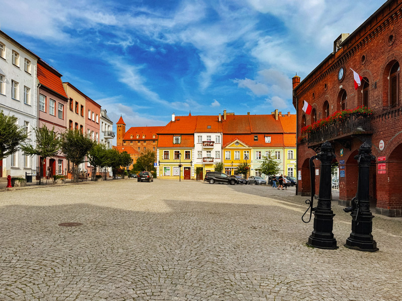 Rynek miasta Gniew