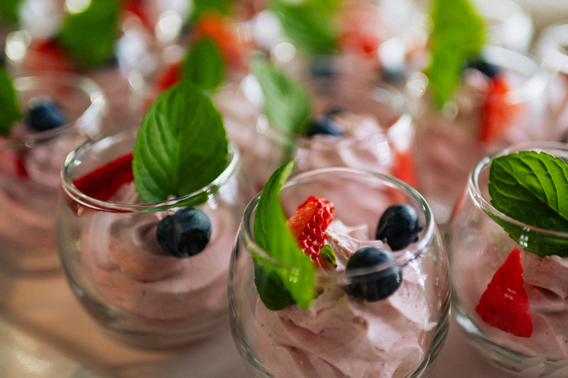 Desery w restauracji w hotelu Czarny Groń