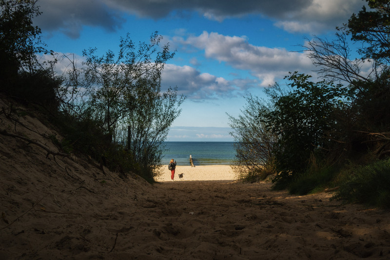 Ścieżka na plażę w Pobierowie