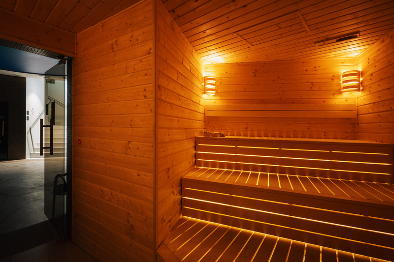 Sauna fińska w hotelu nad morzem