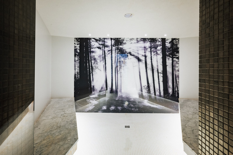 Łaźnia parowa w hotelu nad morzem