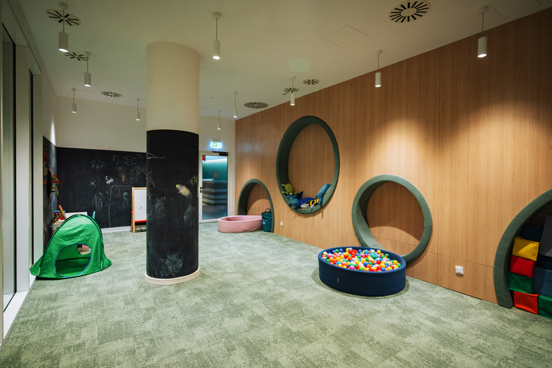 Sala zabaw dla dzieci w resorcie w Pobierowie nad morzem