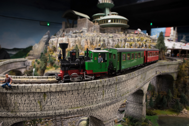 Miniatura kolejki w Kolejkowie