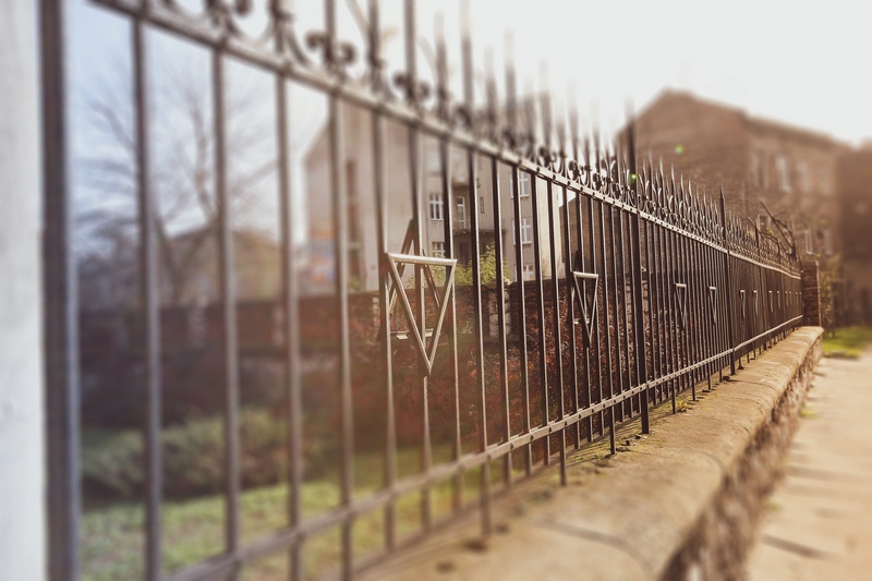 Płot z Gwiazdą Dawida na Kazimierzu
