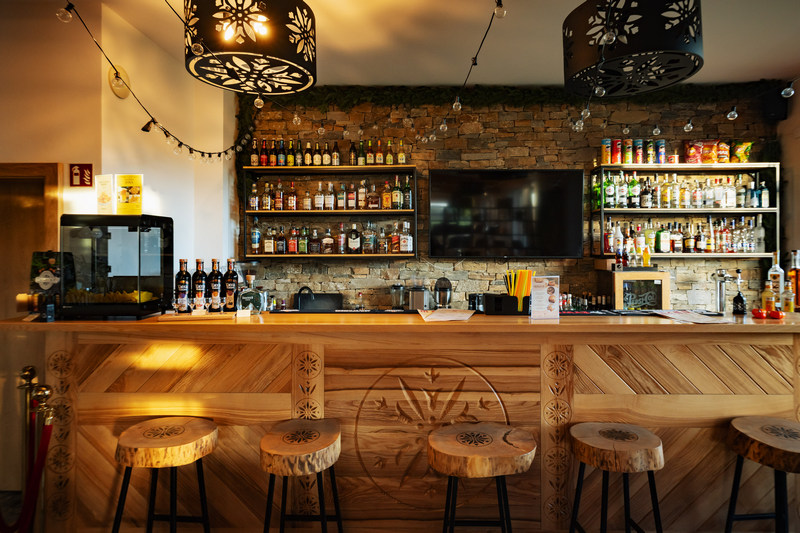 Bar w hotelu w Białce Tatrzańskiej