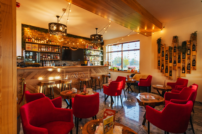 Wnętrze baru w hotelu w Białce Tatrzańskiej