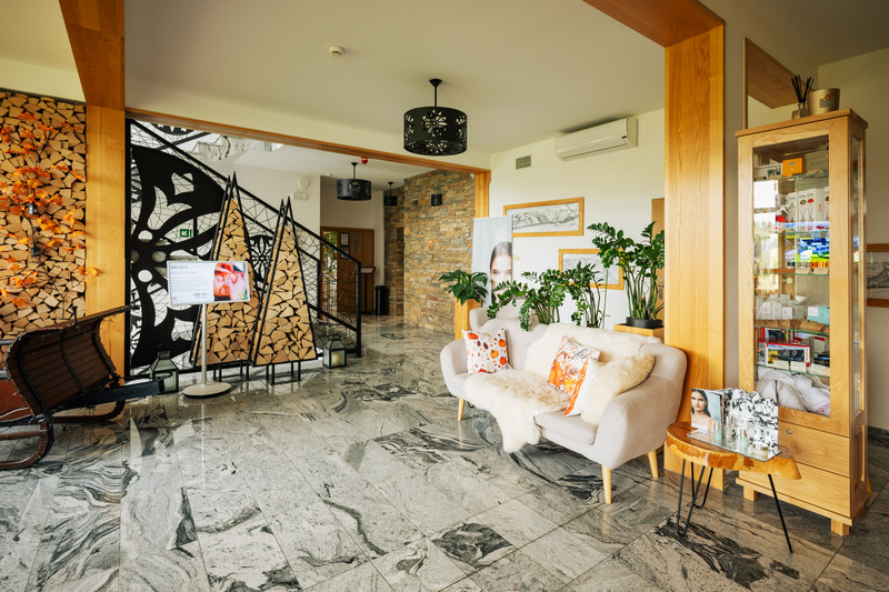 Lobby hotelu Malinowy Potok w Białce Tatrzańskiej