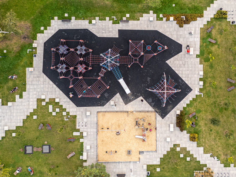 Plac zabaw przy kopalni Ignacy w Rybniku