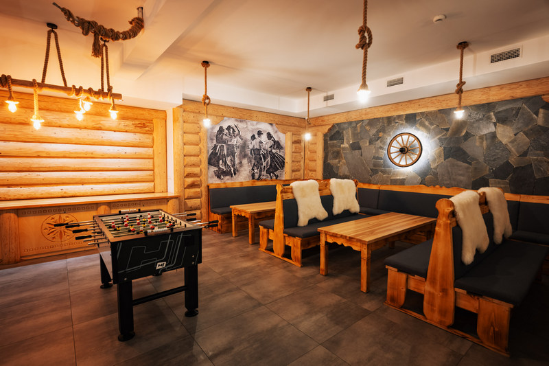 Hotel w Białce Tatrzańskiej z piłkarzykami