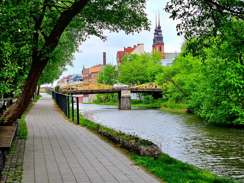 Bulwary nad Młynówką w Opolu