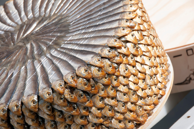 Sardynki na rynku w Cesenatico