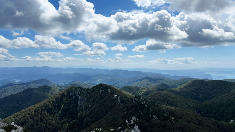 Widok z góry na Park Narodowy Risnjak