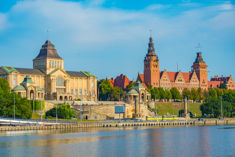 Wały Chrobrego - jedna z atrakcji Szczecina
