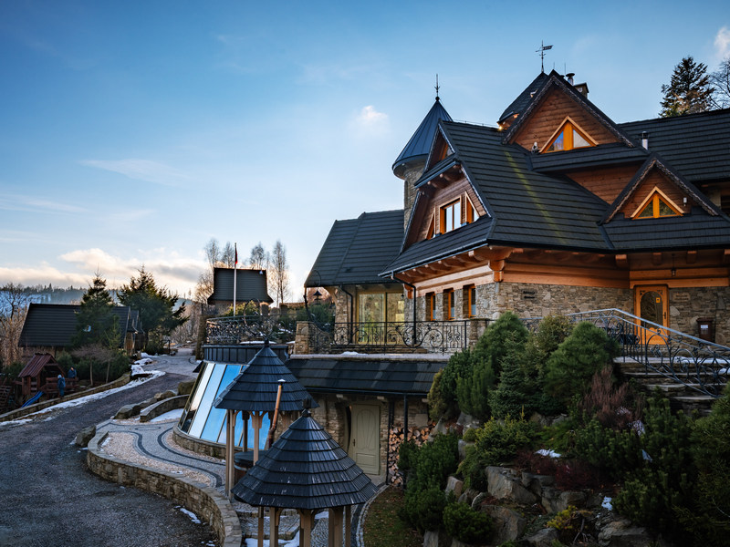 Hotel w Szczyrku z widokiem na góry