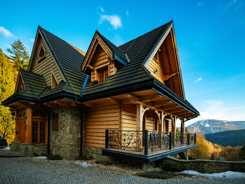 Hotel w Szczyrku z widokiem na góry