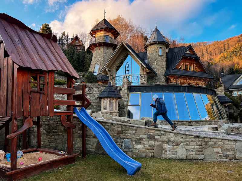 Plac zabaw w hotelu w Szczyrku