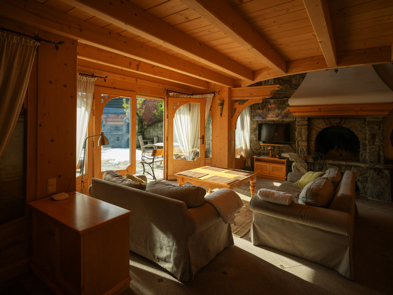 Domek z widokiem na góry w Szczyrku