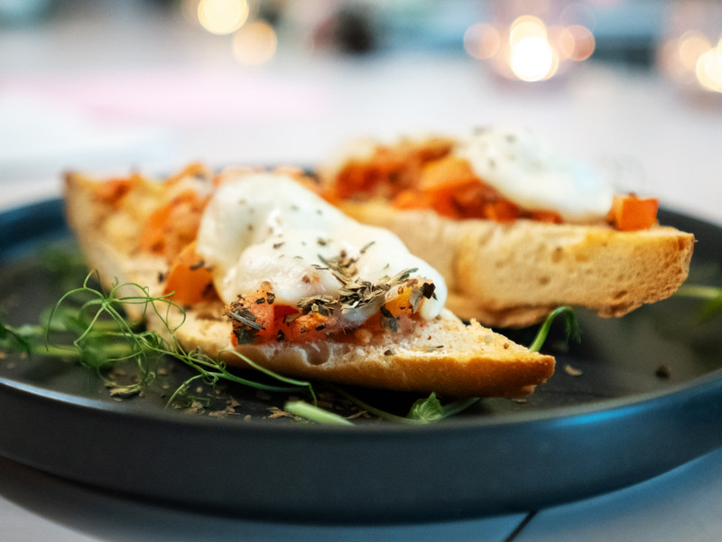 Danie z karty w restauracji w hotelu w Szczyrku