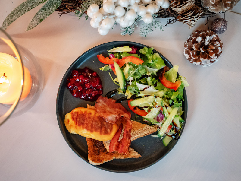 Danie z karty w restauracji w hotelu w Szczyrku