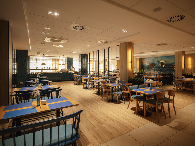 Wnętrza restauracji w Porta Mare Active & Spa Resort 