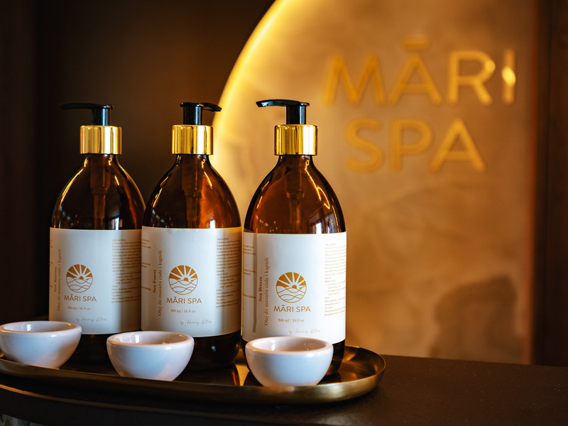 Kosmetyki w hotelowym spa nad morzem