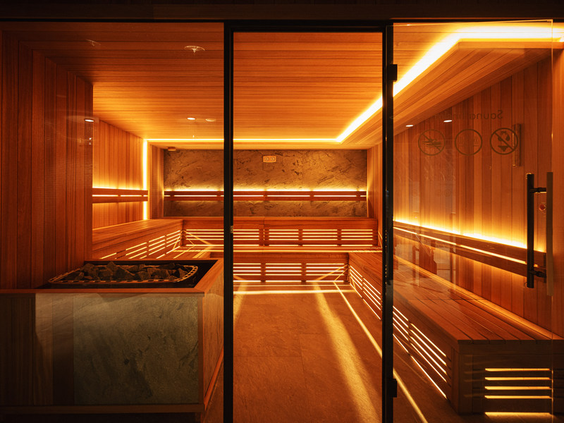 Sauna w hotelu nad morzem