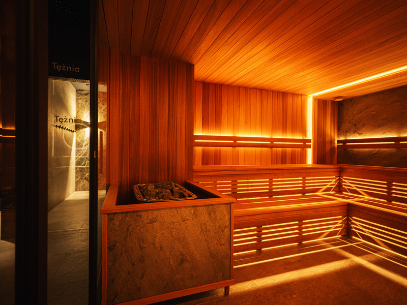 Sauna fińska w hotelu nad morzem