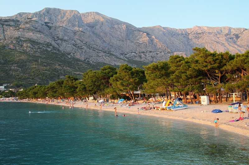 Plaża w miejscowości Baška Voda