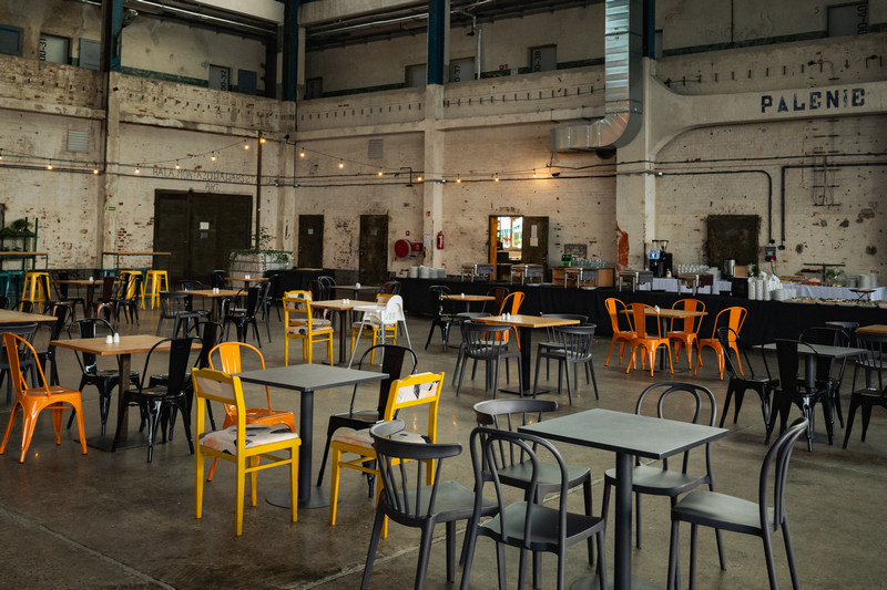 Industrialna restauracja w hotelu w Mielnie