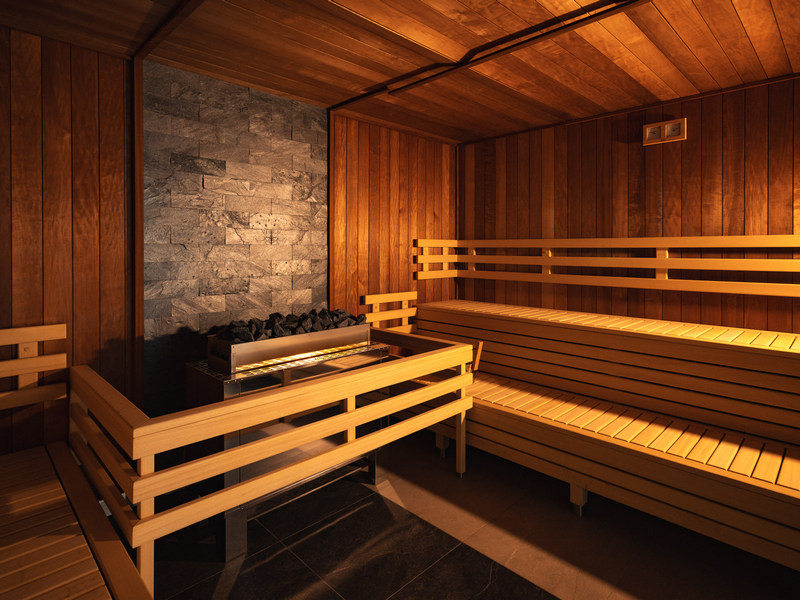 Sauna fińska w hotelu nad Jeziorem Żywieckim