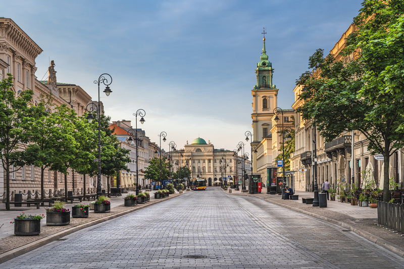 Krakowskie Przedmieście w Warszawie