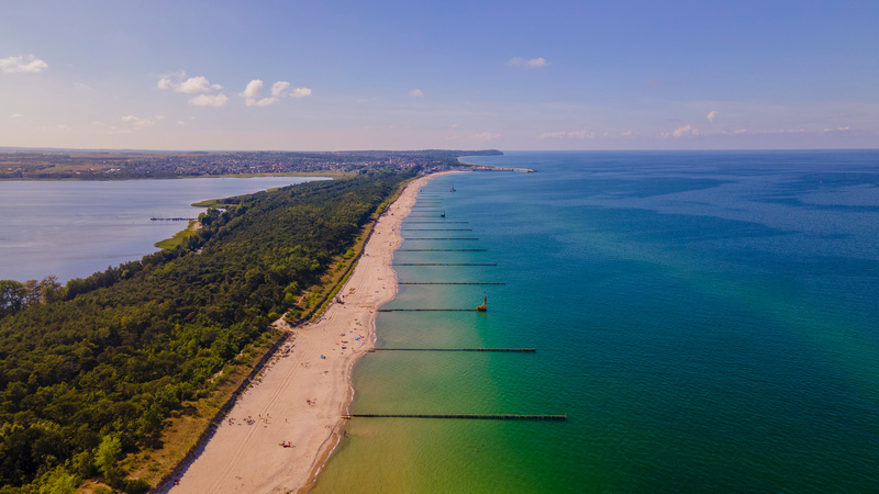 Półwysep Helski widziany z góry