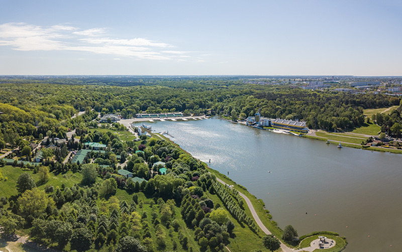 Widok na poznańskie Jezioro Maltańskie