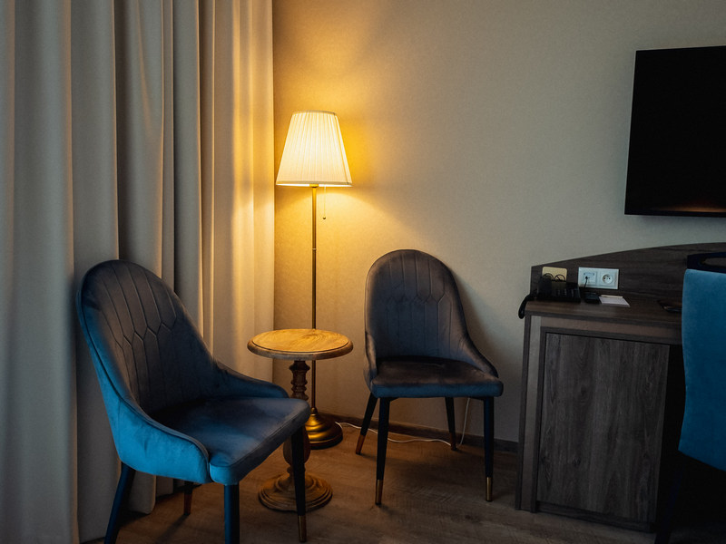 Wnętrza pokoju w hotelu Juvena nad morzem