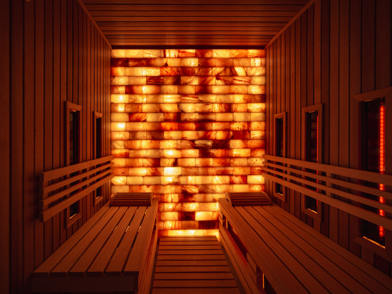 Sauna w hotelu w Muszynie