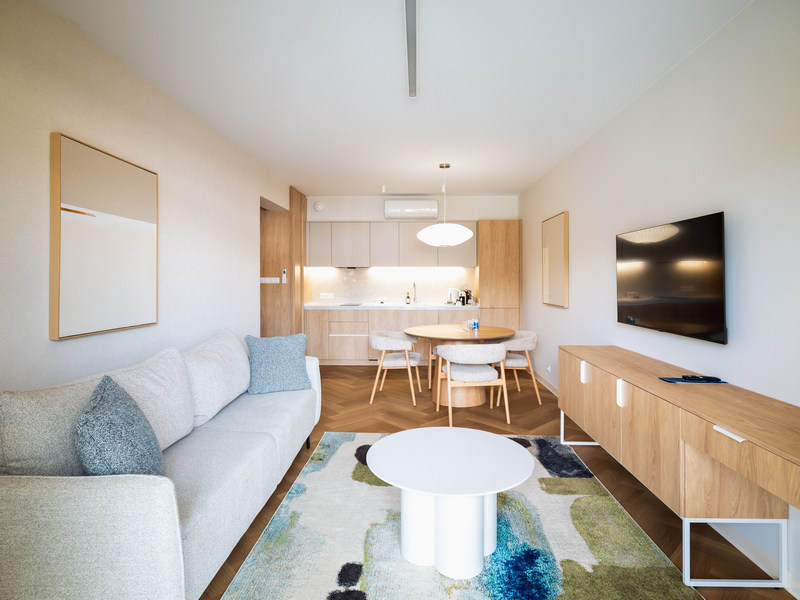 Wnętrza apartamentu w Dziwnowie