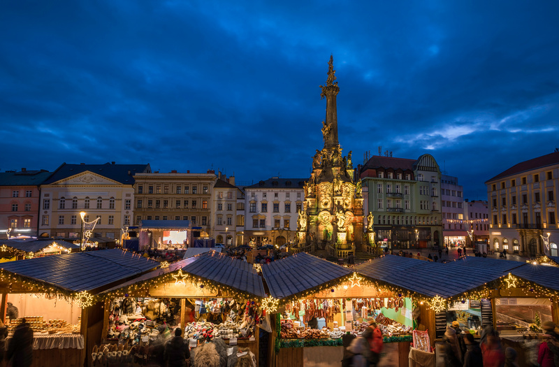 Jarmark świąteczny w Ołomuńcu